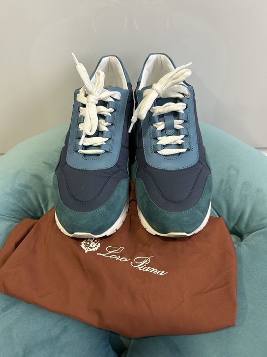Бірюзові кросівки Loro Piana. Оригінал.