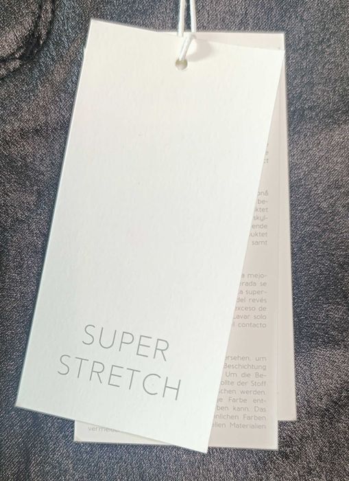 Vila spodnie damskie czarne ekoskóra nowe legginsy woskowane M