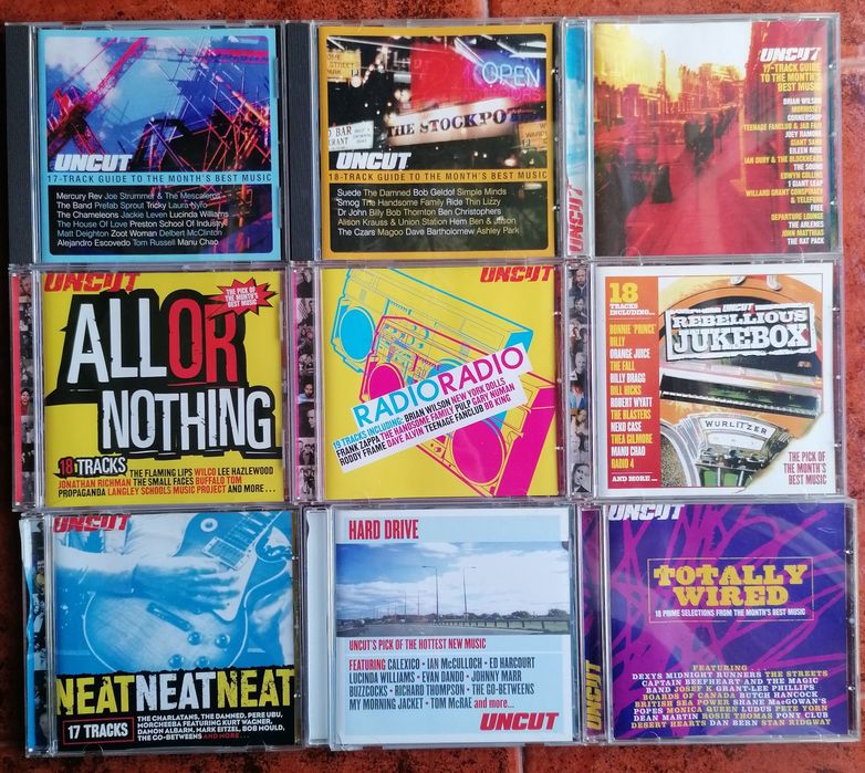 CDs revista Uncut e outras colectâneas