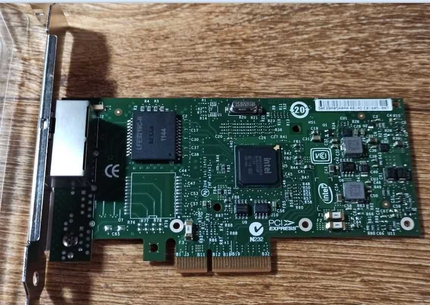 Сетевая карта  2порт Intel I340-T2  ( IBM 49Y4232) интерфейс PCI-E x4