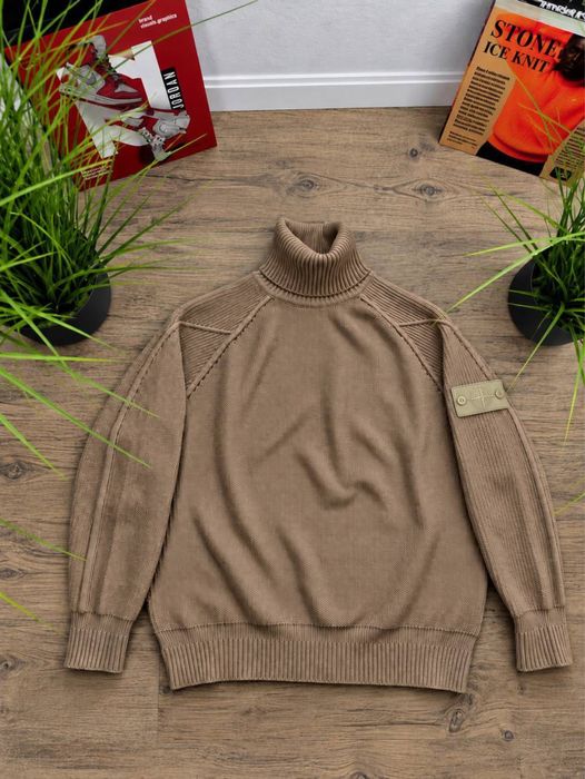 Гольф Stone Island чоловічий в’язаний светр Стон Айленд