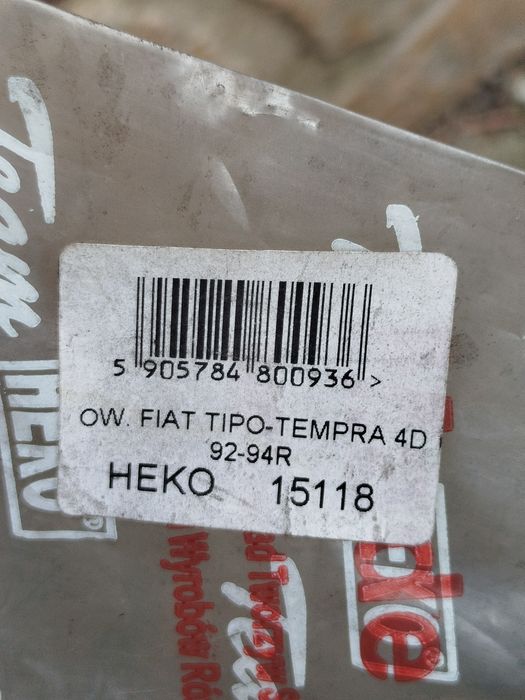 Fiat owiewki team Heko Tempra Tipo Siena Palio youngtimer