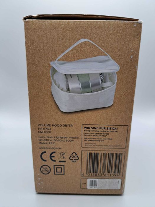 Grundig suszarka do włosów kapturowa