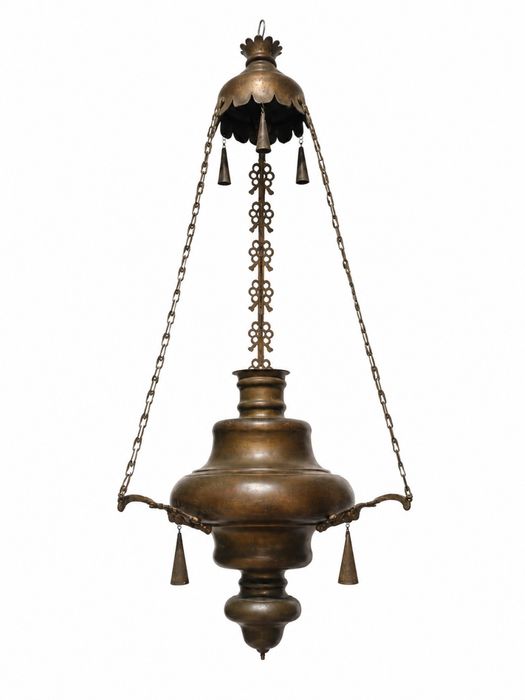 Iluminação - Lanterna de suspensão - Século XVIII (110 cm)