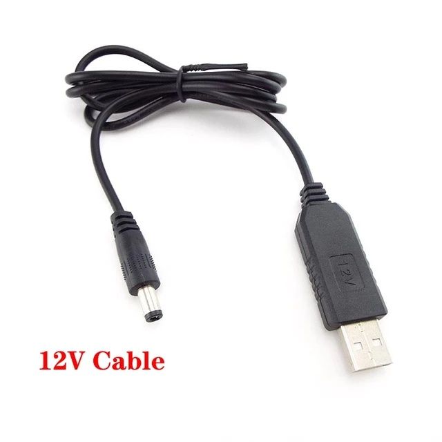Кабель для роутера USB to DC 12v 5.5mm 3.5mm