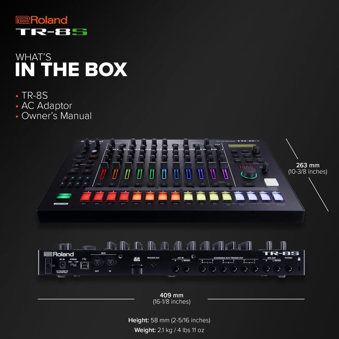 Драм-машина Roland TR-8S  | Нові | Гарантія