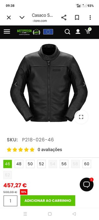 Casaco motard Spidi Genesis                                                                                                                 Negociável