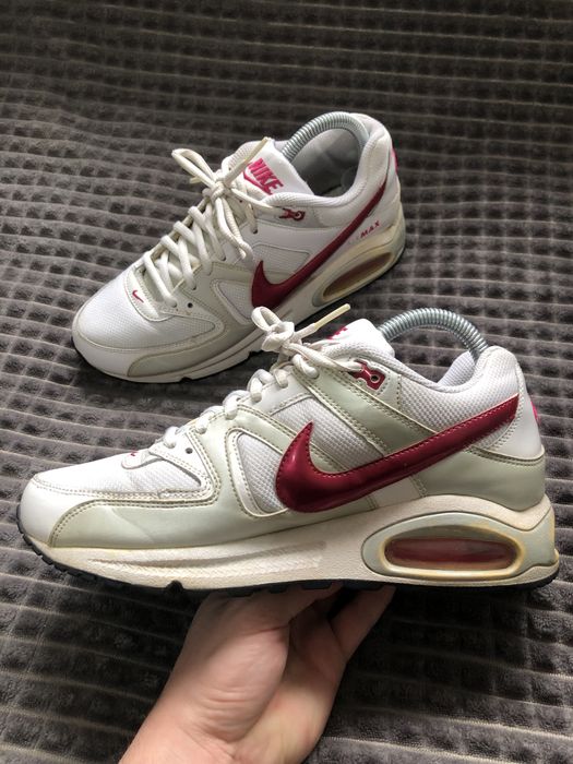NIKE AIR MAX Command (39) 24.5-25см женские кроссовки белые оригинальн