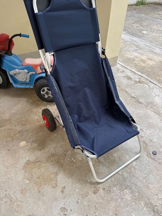 Cadeira de praia com rodas