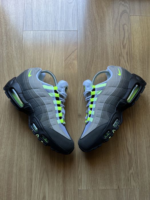 Nike Air Max 95 OG Neon Volt Black and Grey