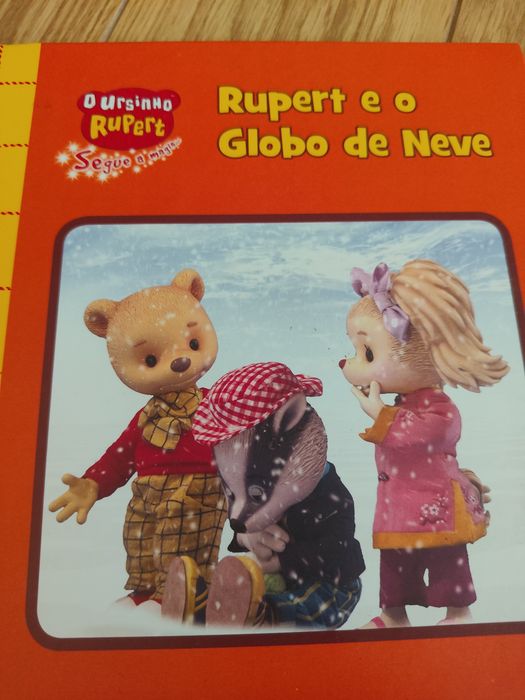Livro infantil Rupert e o Globo de neve . Novo