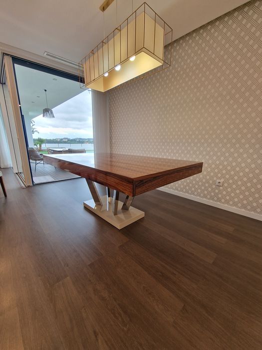 Mesa de madeira 2m extensivel 3m
