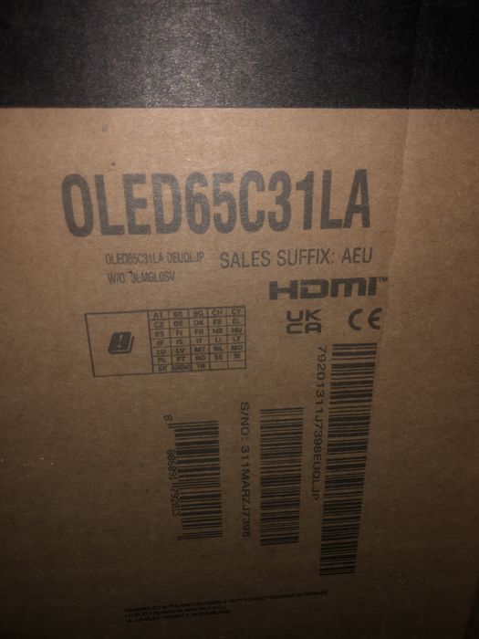 Телевізор LG Oled65c3 Новий Гарантія 1 рік