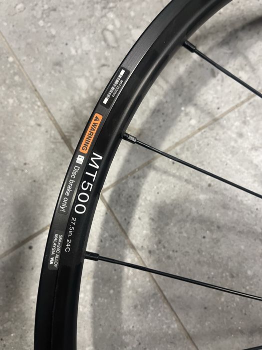 Nowe koła MTB Shimano WH-MT500 27,5” – komplet przód + tył
