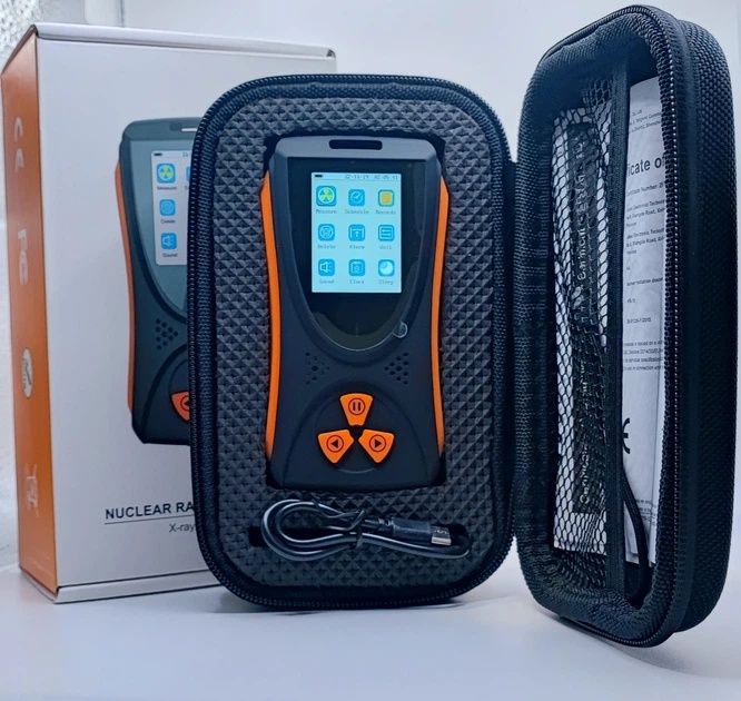 Лічильник Гейгера - Aikesi HFS-10 +захисний кейс, Радіаційний дозиметр