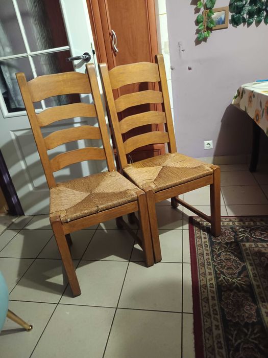 krzesła siedzenia rattanowe 4 szt
