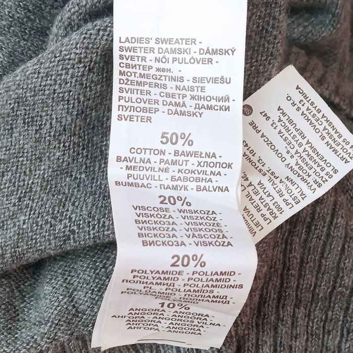 Piękna szara tunika bogato zdobiona w składzie bawełna, wiskoza i angora  Mohito M