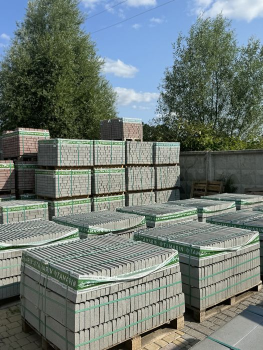 Тротуарна плитка цеглинка вібропресована