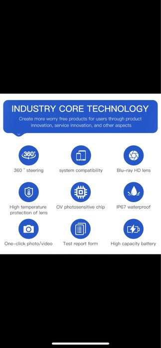Камера ендоскоп бороскоп Laopi wd-3 3.9мм