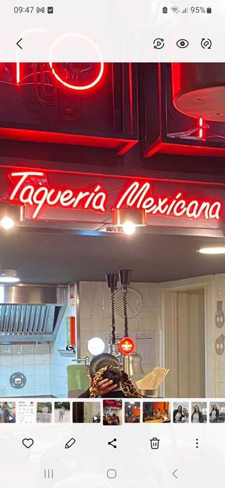 Néon taqueria mexicana