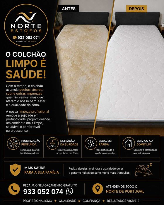 Sofa Cleaning at Home — Póvoa de Varzim