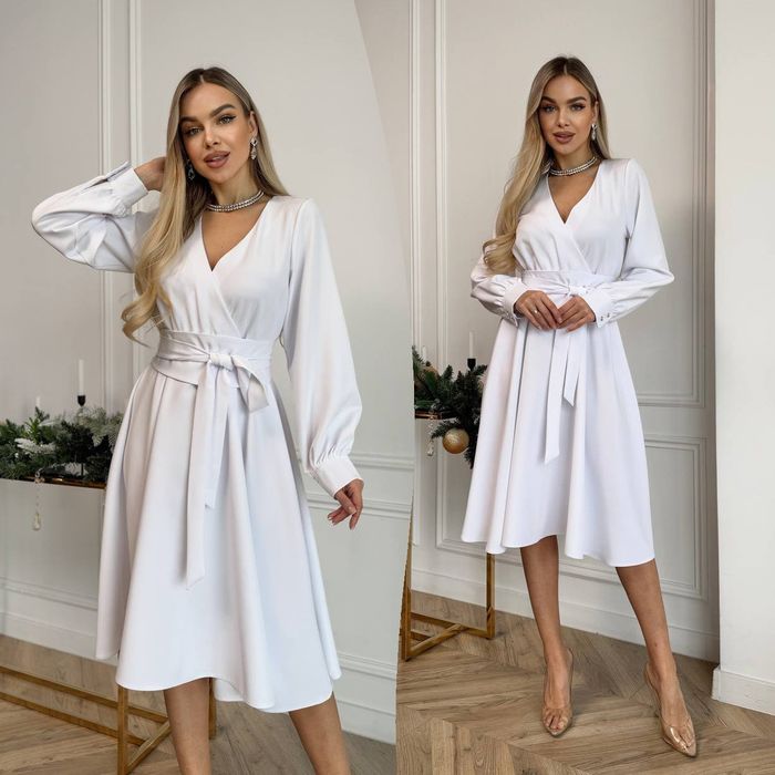 Біла сукня 46-48 розмір