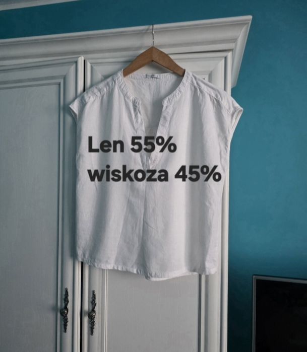 Bluzka damska Medicine Len+ wiskoza  rozm. XS oversize
