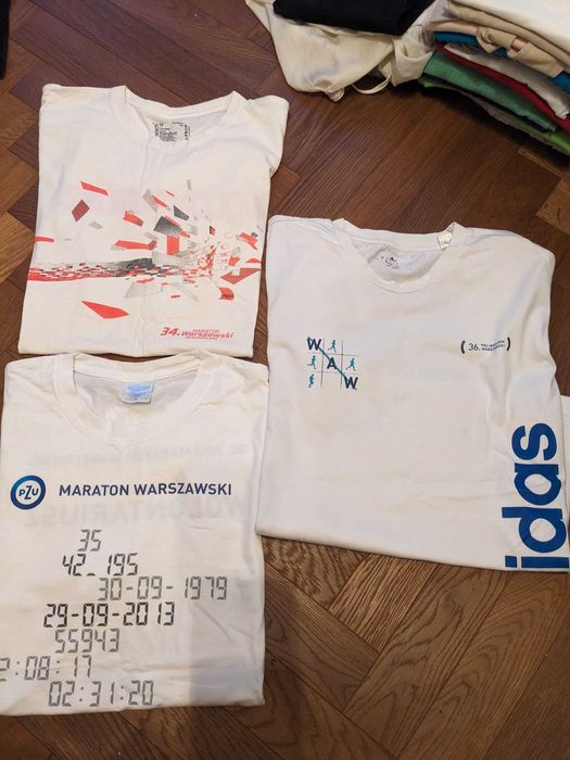 4 Koszulki maratonowe M adidas