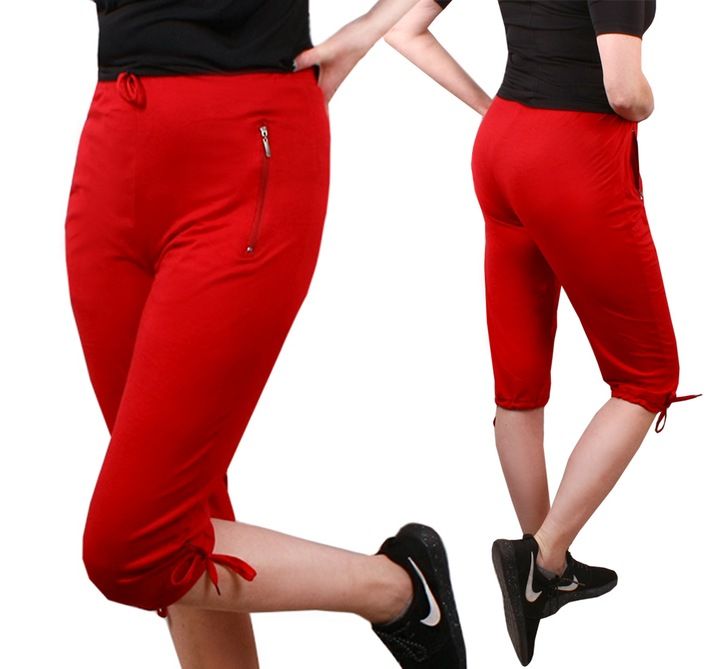 Spodnie Rybaczki Z Kieszonkami 8164 Grafit 44 Xxl