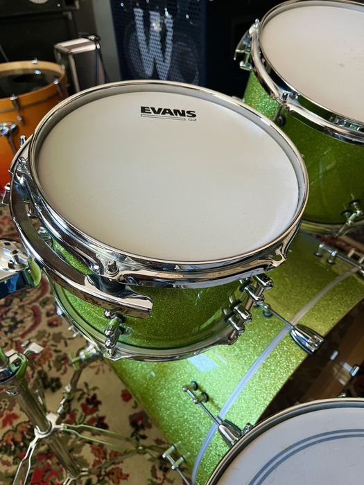 Ddrum Dios Maple (Green Sparkle) – Pro Shell Set + Werbel (100% North American Maple)