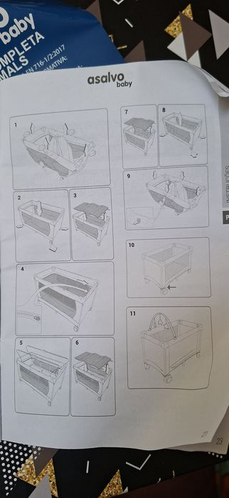 Cama de viagem bebe + 2 colchões