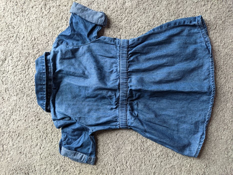 Sukienka jeansowa 80