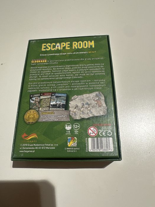 Gra planszowa Escape Room Tajemnica El Dorado