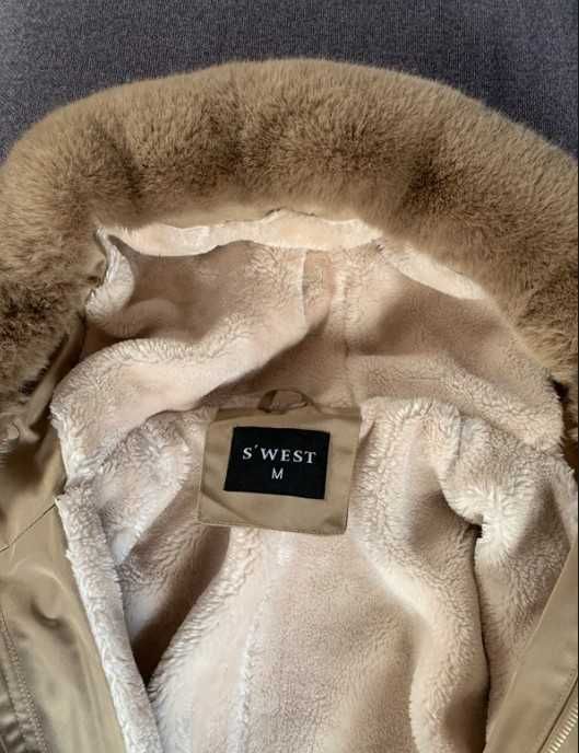 Kurtka beżowa rozmiar małe M