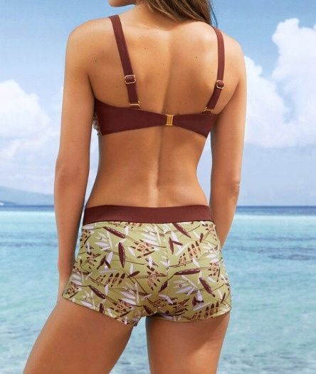 B.P.C bikini na fiszbinach z bokserkami r.40(80D)