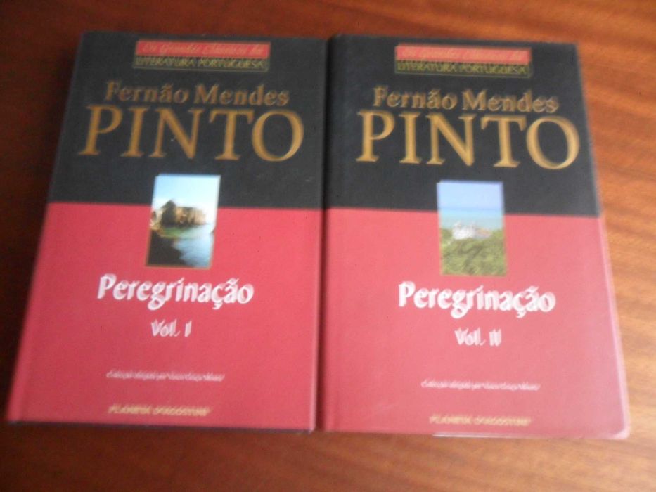 "PEREGRINAÇÃO" - 2 Volumes de Fernão Mendes Pinto - Edição de 2002