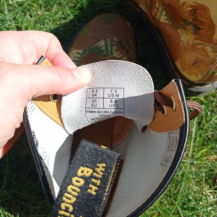 Buty dr. Martens Van Gogh unikat