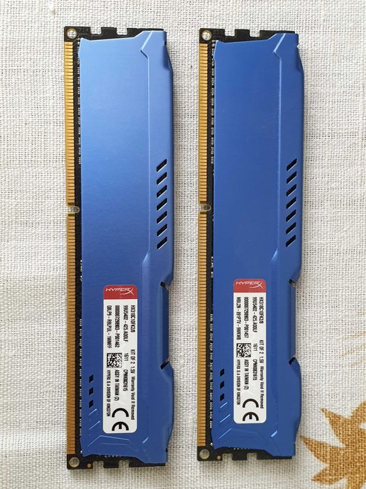Оперативна пам'ять HyperX 8 GB (2x4GB) DDR3 1866 MHz FURY