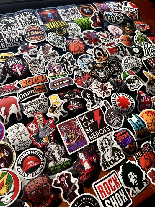 100 Stickers Rock