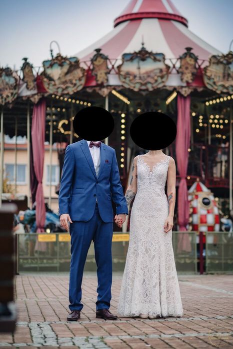 Suknia ślubna Vanilla Sposa koronkowa XS/S