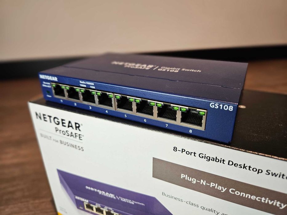 Switch Netgear GS108 - 8 portowy 1Gb