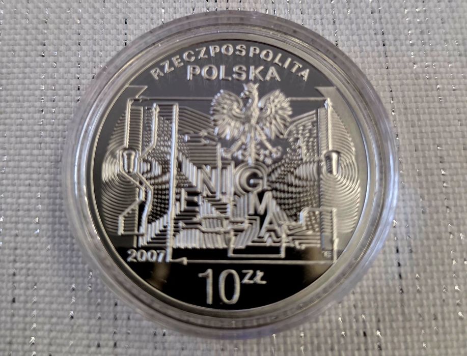 Srebrna moneta 10 zł ENIGMA