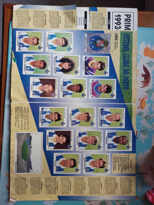 Caderneta Completa Liga Portuguesa 93/94