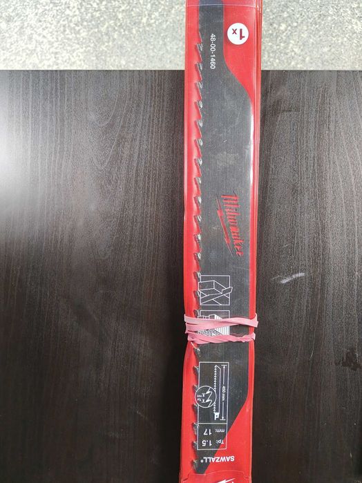 Brzeszczot TPI 450/17,0/1,5 mm MILWAUKEE do cegły, pustaka,  1 szt.