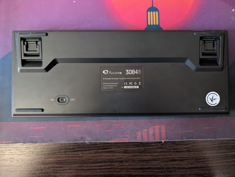 Клавіатура Akko 3084b plus pink switch. Механічна клавіатура