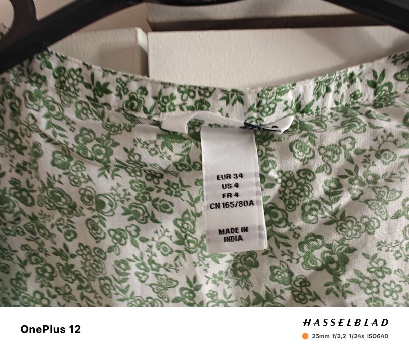 Bluzka koszulowa H&M 34