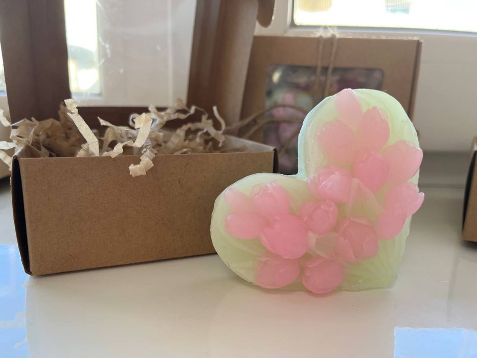 Мило ручної роботи квіти