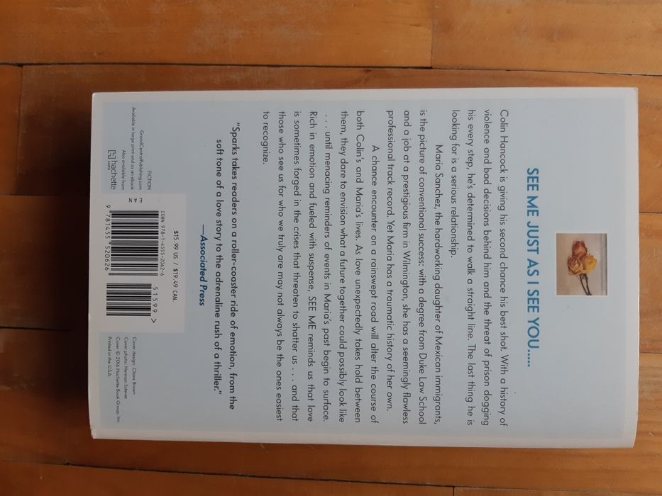 Książka "See me" Nicholas Sparks