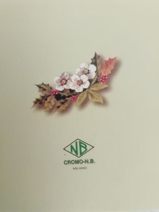 Postal de natal, italiano