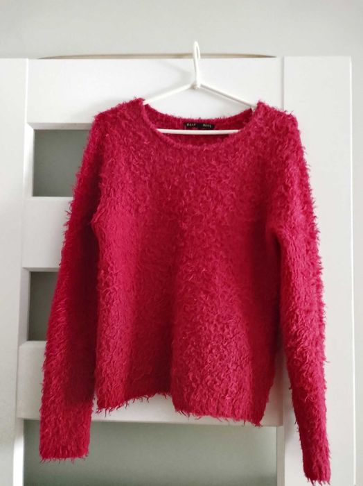 Sweter damski fuksja L